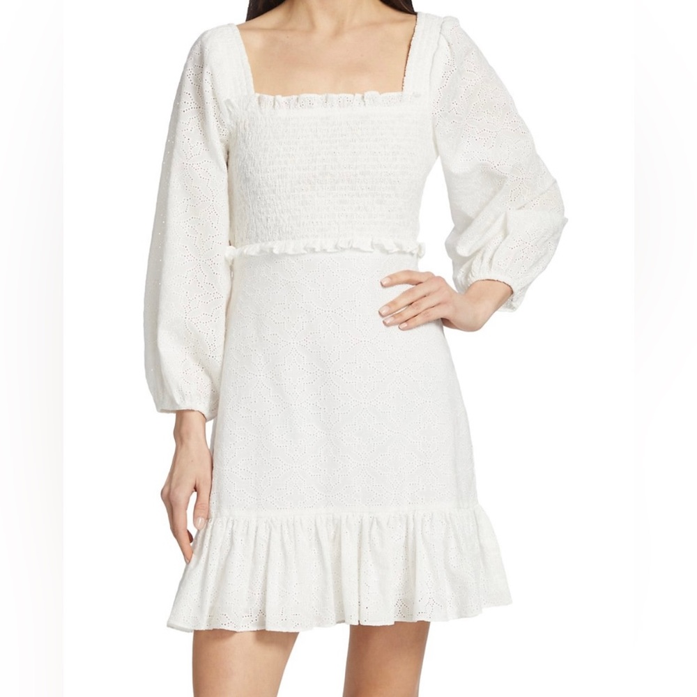 NWOT | Veronica Beard | Denise Dress | White Mini Dress | SIZE 8